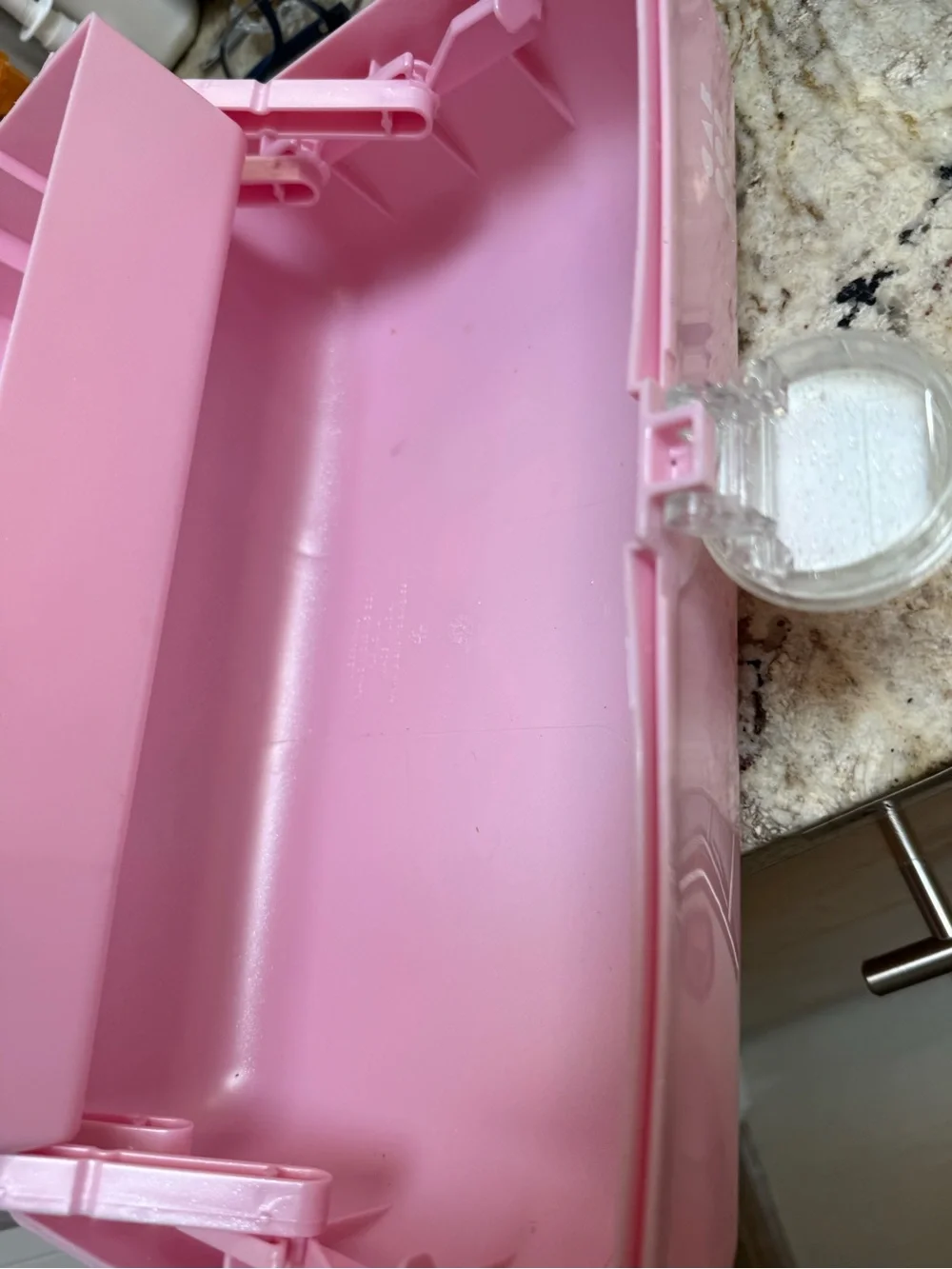 Caboodles Pink Portable Makeup Case with Built-In Mirror